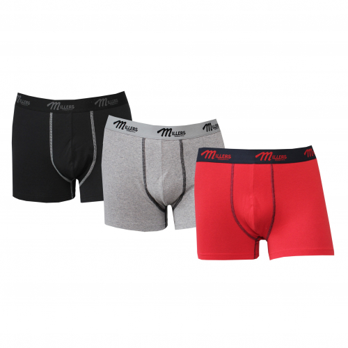 3-pack Millers kalsonger boxermix