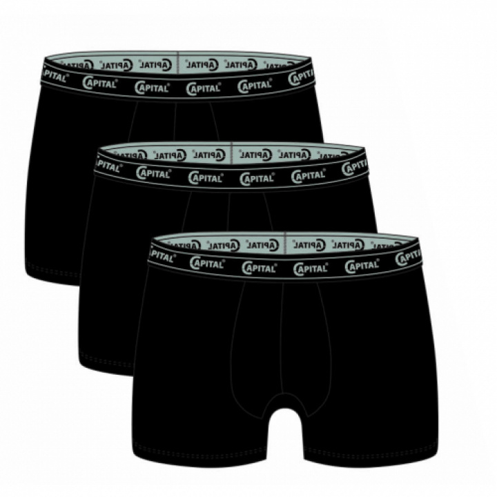 Fynd! 3-pack boxerkalsonger Capital i gruppen Fyndlåda! hos Gus Textil AB (923891r)