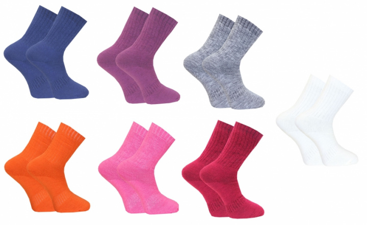 2-pack färgglad thermal socka i gruppen Strumpor / Ullstrumpor hos Gus Textil AB (919486r)