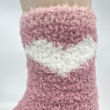 Strumpor Cozy sock hjärta chenille  