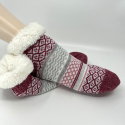 Cozy sock jacquard halkbeläggning  