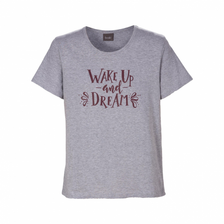 T-shirt dam wake up i gruppen Övrigt / Underkläder / 100% bomull hos Gus Textil AB (928665r)