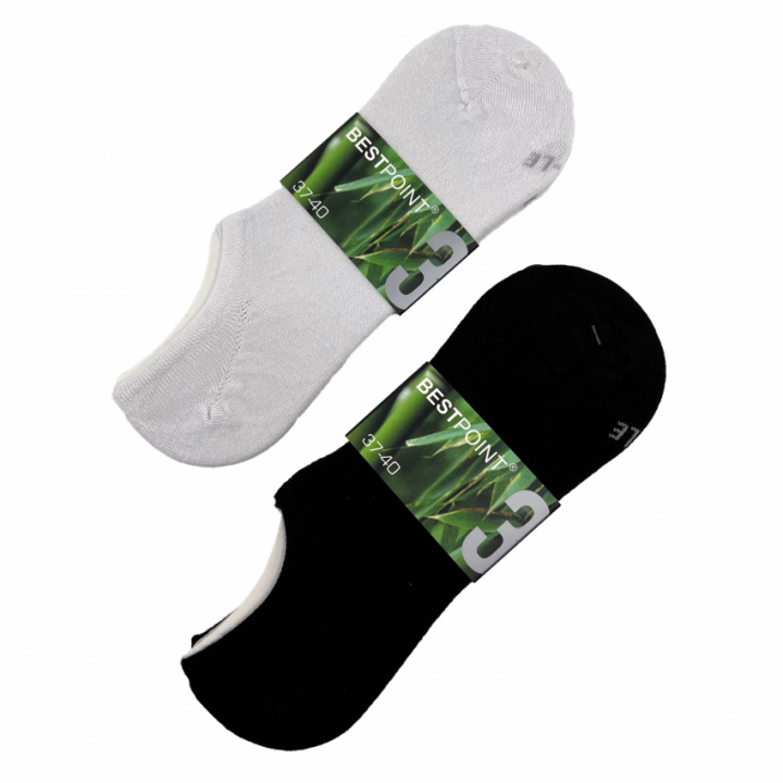 Fynd! 3-pack Bestpoint bambusneakers dam i gruppen Strumpor / Bambustrumpor hos Gus Textil AB (928846r)